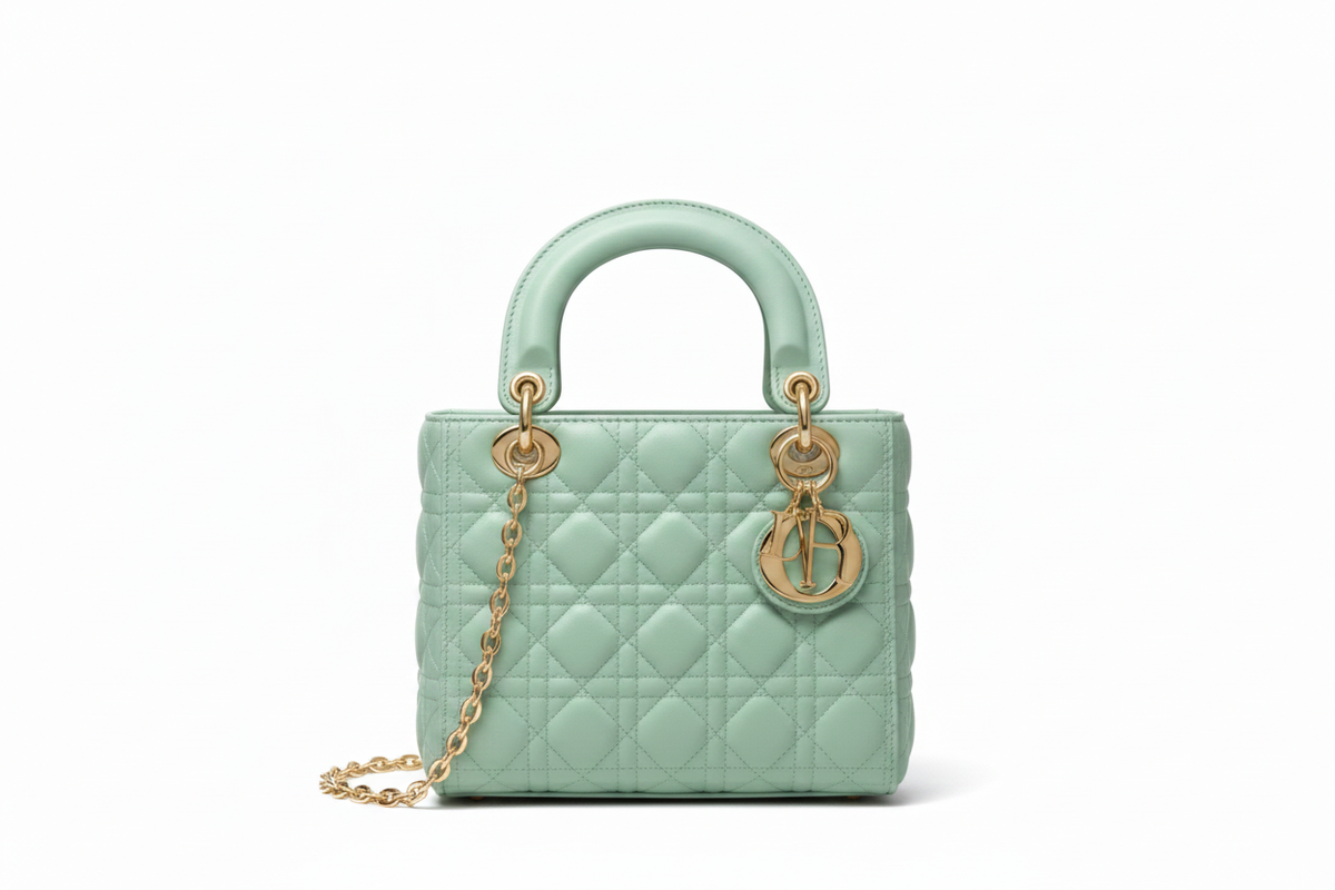 Light Green Quilted Bag