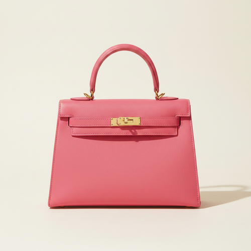 Polished pink handbag product photo