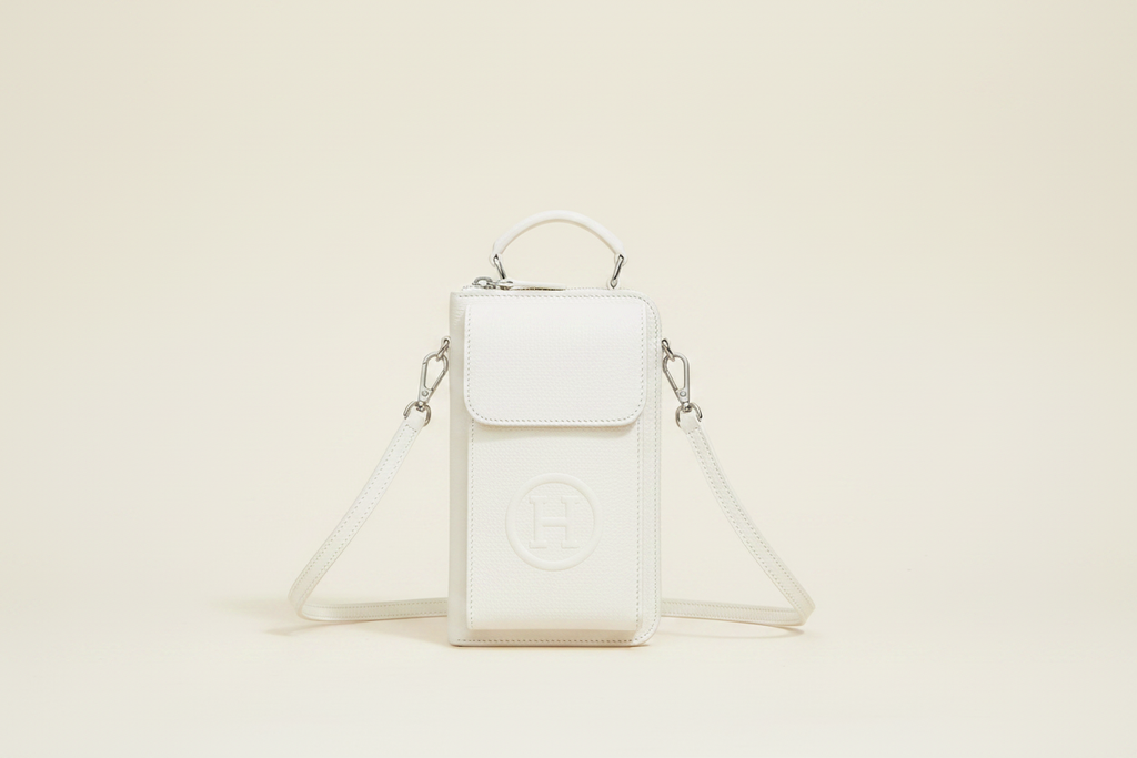White Crossbody Phone Bag